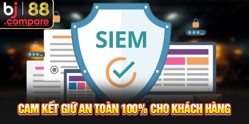 Cam kết giữ an toàn 100% cho khách hàng