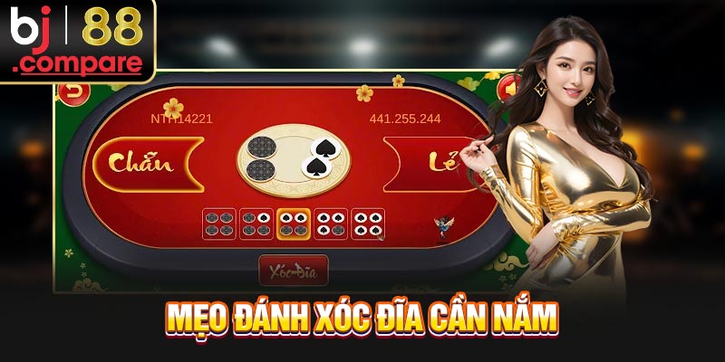 Mẹo đánh xóc đĩa cần nắm