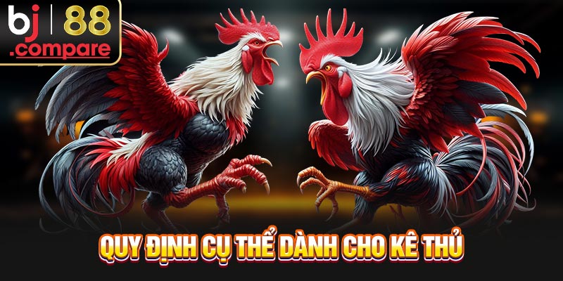 Quy định cụ thể dành cho kê thủ